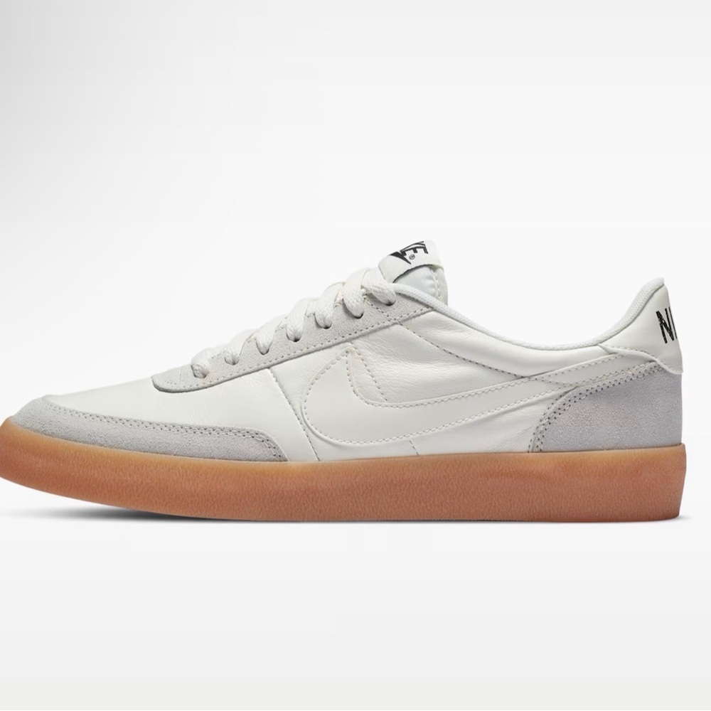 Nike Killshot 2 Leather
Cream and Gray Sneakers with Gum Sole
